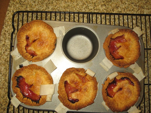 five small pies
